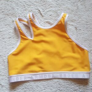 Under Armour yellow sports bra Size Small‎